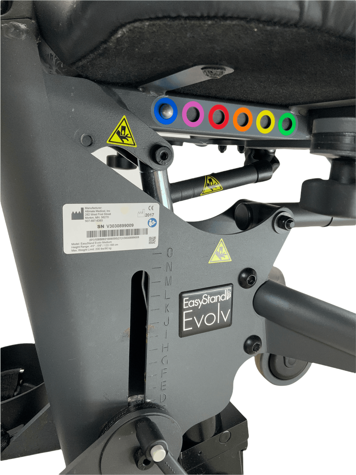 2017 EasyStand Evolv Medium Patient Stander | 4'0 - 5'6'' | 200 LBS Weight Capacity-Mobility Equipment for Less