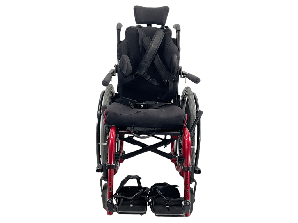 Sunrise Medical Quickie Zippie GS Folding Manual Wheelchair | 15" x 16" Seat | Transit Kit, Fold Down Backrest