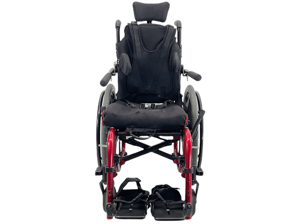 2017 Sunrise Medical Quickie Zippie GS Folding Manual Wheelchair | 15" x 15.5"Seat | Transit Kit, Seat Belt, Flip-Back Armrests, Fold Down Backrest, | 46% Savings!-Mobility Equipment for Less