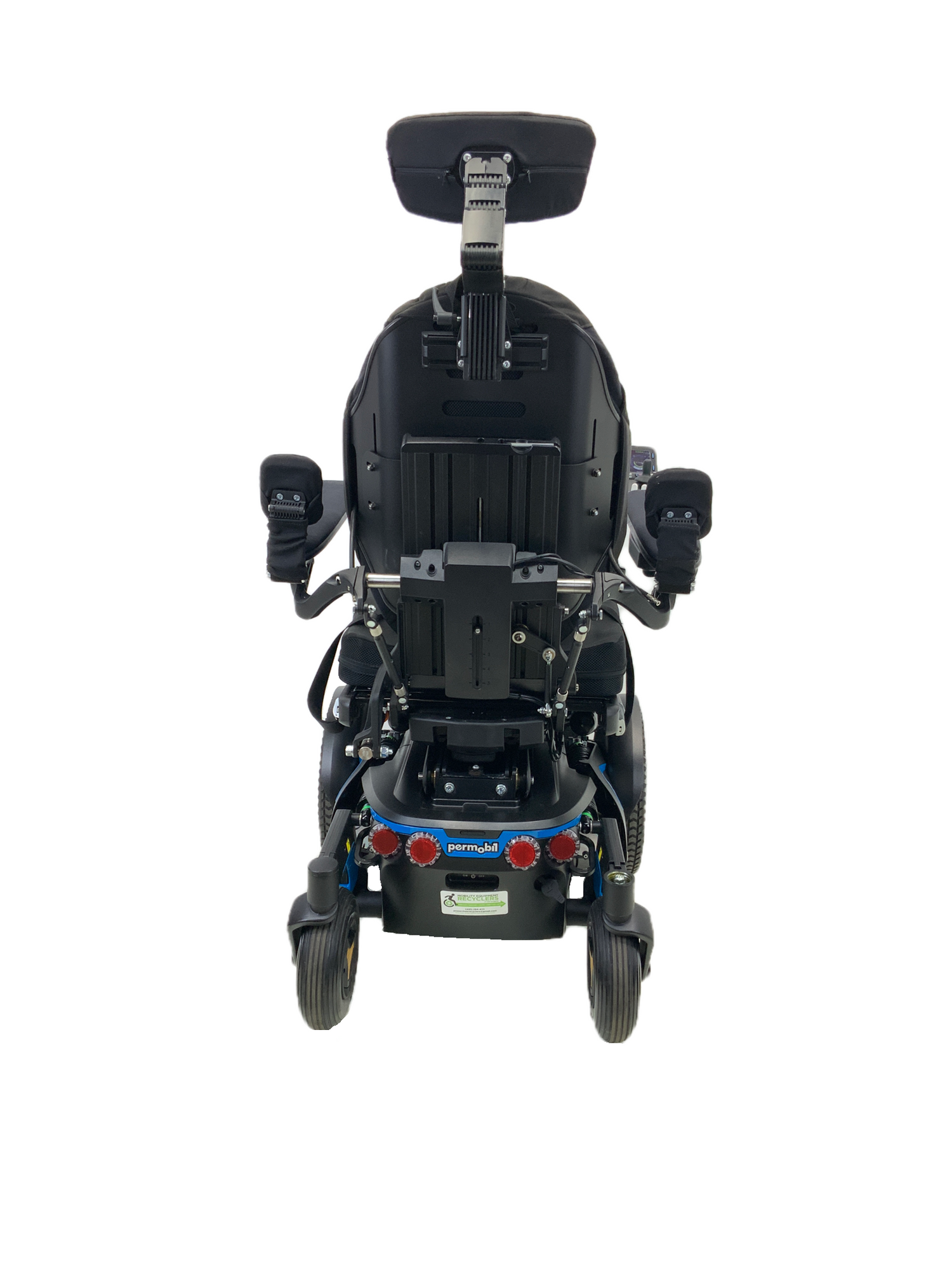 2018 Permobil F3 Corpus Power Wheelchair with Seat Elevate, Tilt, Recline & Power Legs | 18" x 20" | Only 37 Miles!!-Mobility Equipment for Less