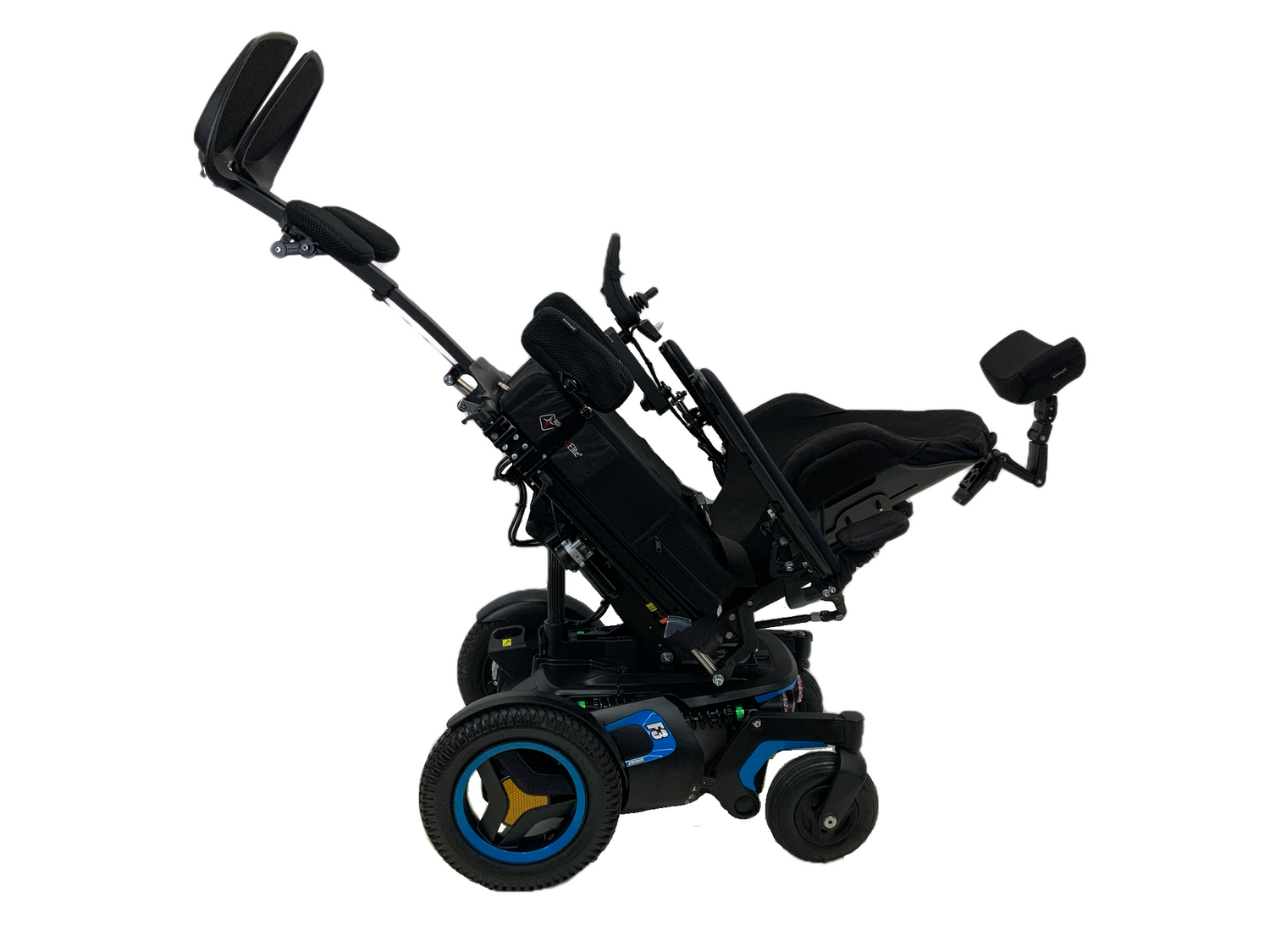 2018 Permobil F3 Corpus Power Wheelchair with Seat Elevate, Tilt, Recline & Power Legs | 18" x 20" | Only 37 Miles!!-Mobility Equipment for Less