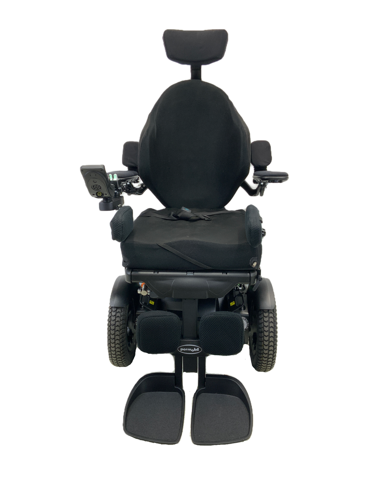 2018 Permobil F3 Corpus Power Wheelchair with Seat Elevate, Tilt, Recline & Power Legs | 18" x 20" | Only 37 Miles!!-Mobility Equipment for Less