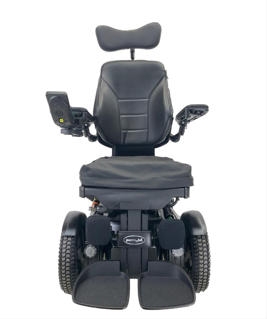 2018 Permobil F3 Corpus Rehab Power Chair | Tilt, Recline, Power Legs, Seat Elevate | 17" x 20" Seat-Mobility Equipment for Less