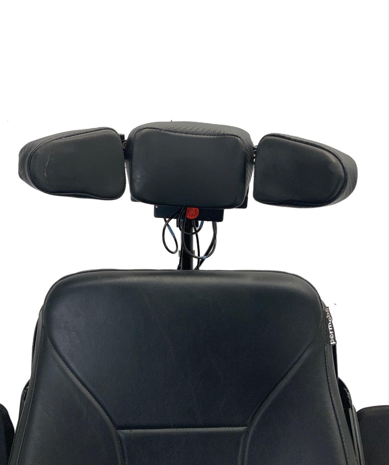 2019 Permobil F3 Corpus Rehab Power Chair | 18"x21" Seat | Head Array w/ Display | Seat Elevate, Tilt, Recline, Power Legs-Mobility Equipment for Less