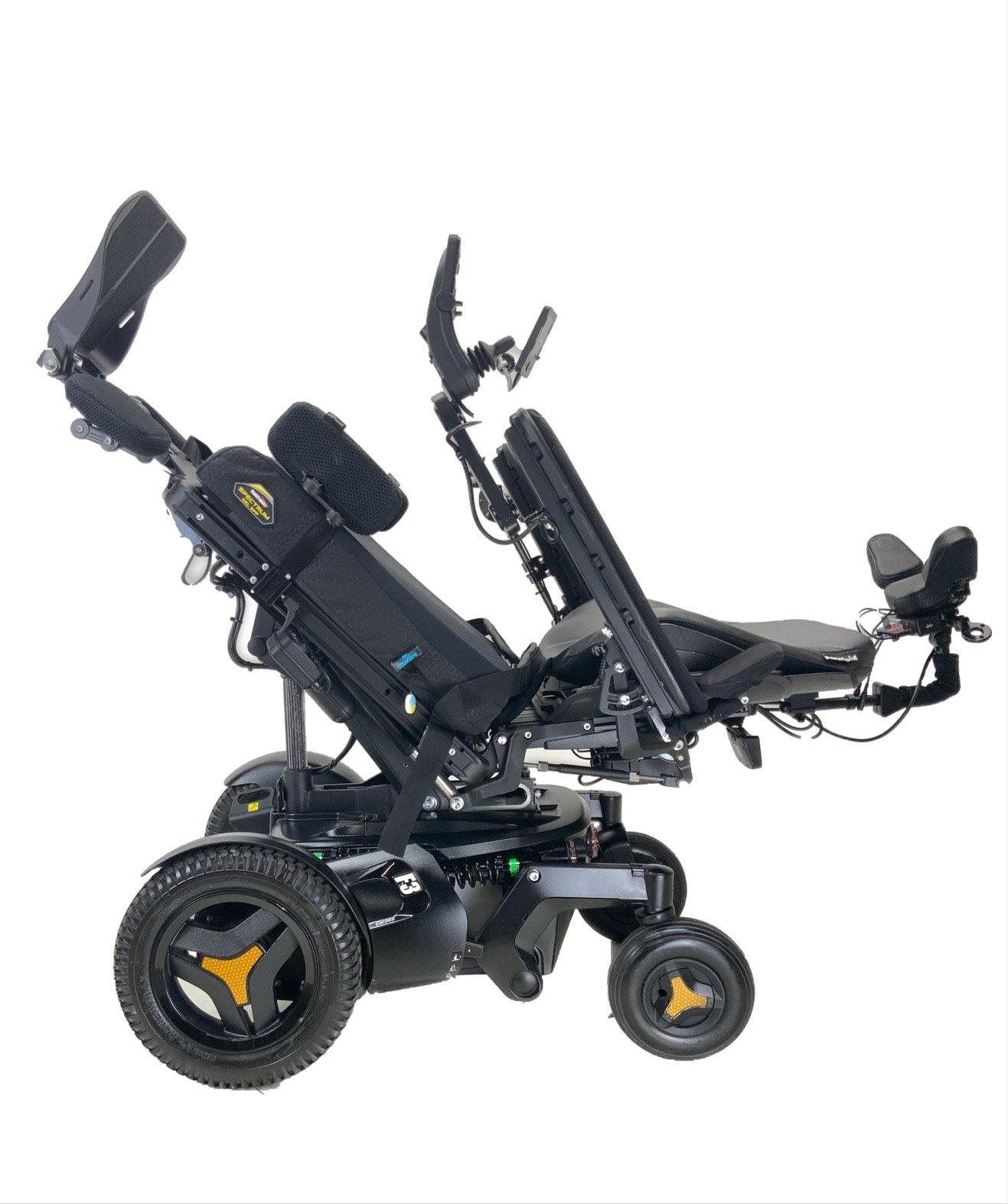 2019 Permobil F3 Corpus Rehab Power Chair | 18"x21" Seat | Head Array w/ Display | Seat Elevate, Tilt, Recline, Power Legs-Mobility Equipment for Less