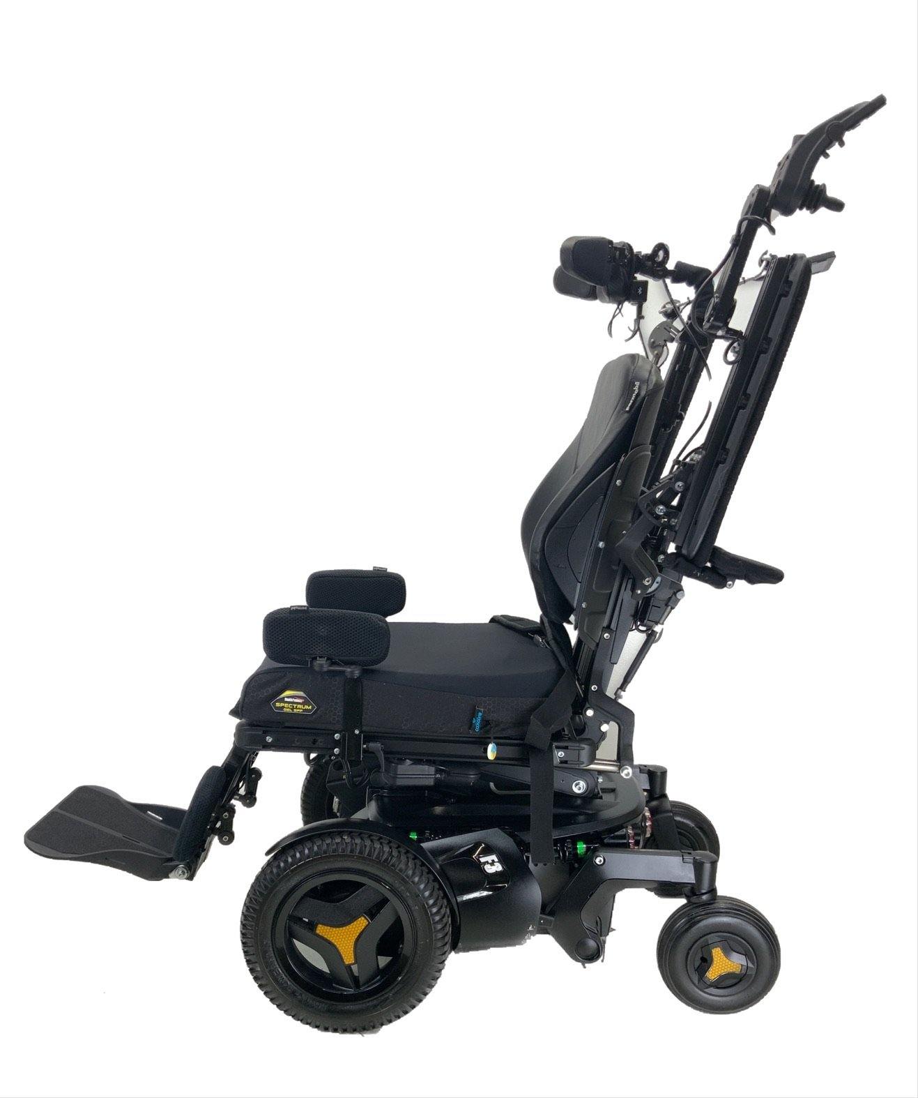 2019 Permobil F3 Corpus Rehab Power Chair | 18"x21" Seat | Head Array w/ Display | Seat Elevate, Tilt, Recline, Power Legs-Mobility Equipment for Less