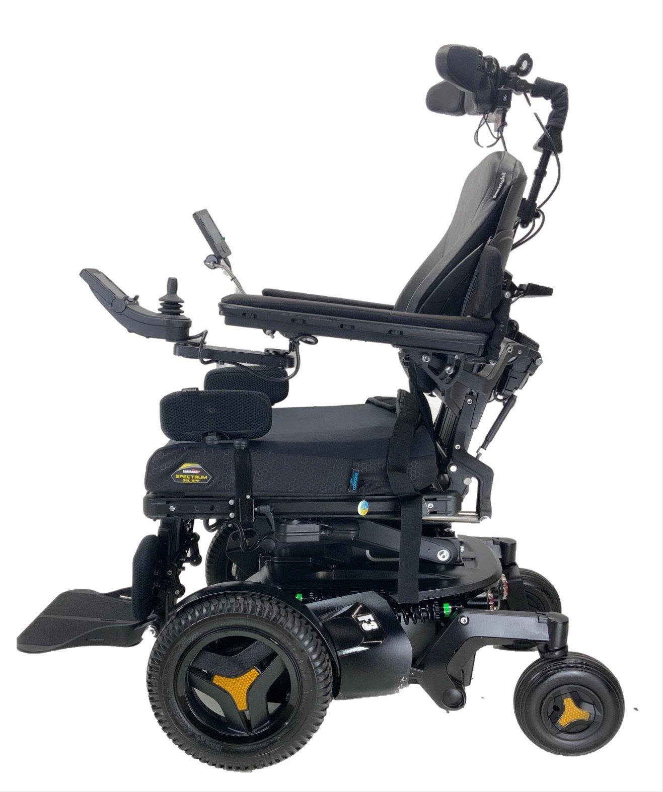 2019 Permobil F3 Corpus Rehab Power Chair | 18"x21" Seat | Head Array w/ Display | Seat Elevate, Tilt, Recline, Power Legs-Mobility Equipment for Less
