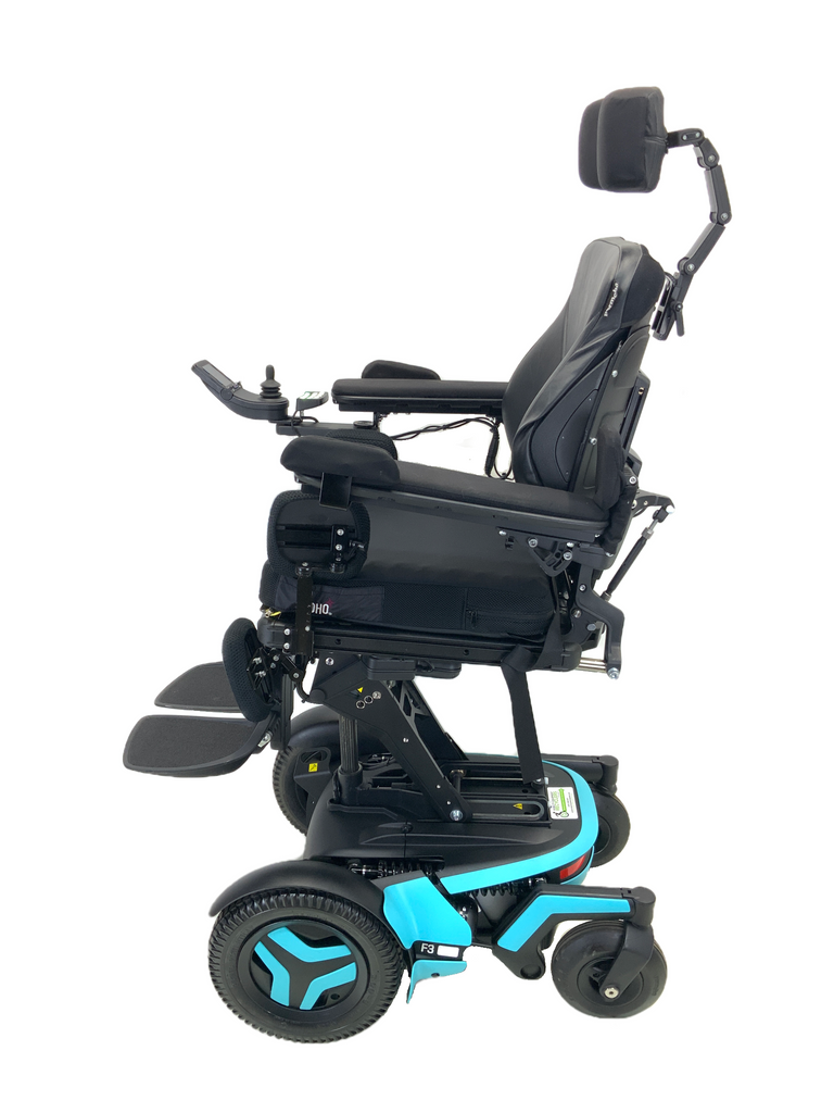 2019 Permobil F3 Power Chair | 17" x 17" Seat | Seat Elevate, Tilt, Recline & Power Legs | Only 37.1 Miles!-Mobility Equipment for Less