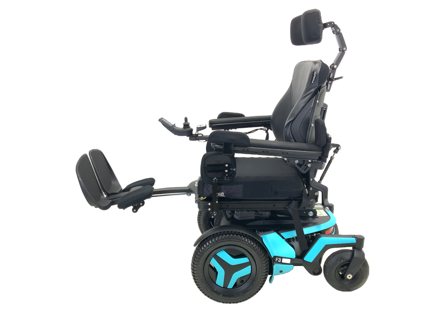 2019 Permobil F3 Power Chair | 17" x 17" Seat | Seat Elevate, Tilt, Recline & Power Legs | Only 37.1 Miles!-Mobility Equipment for Less