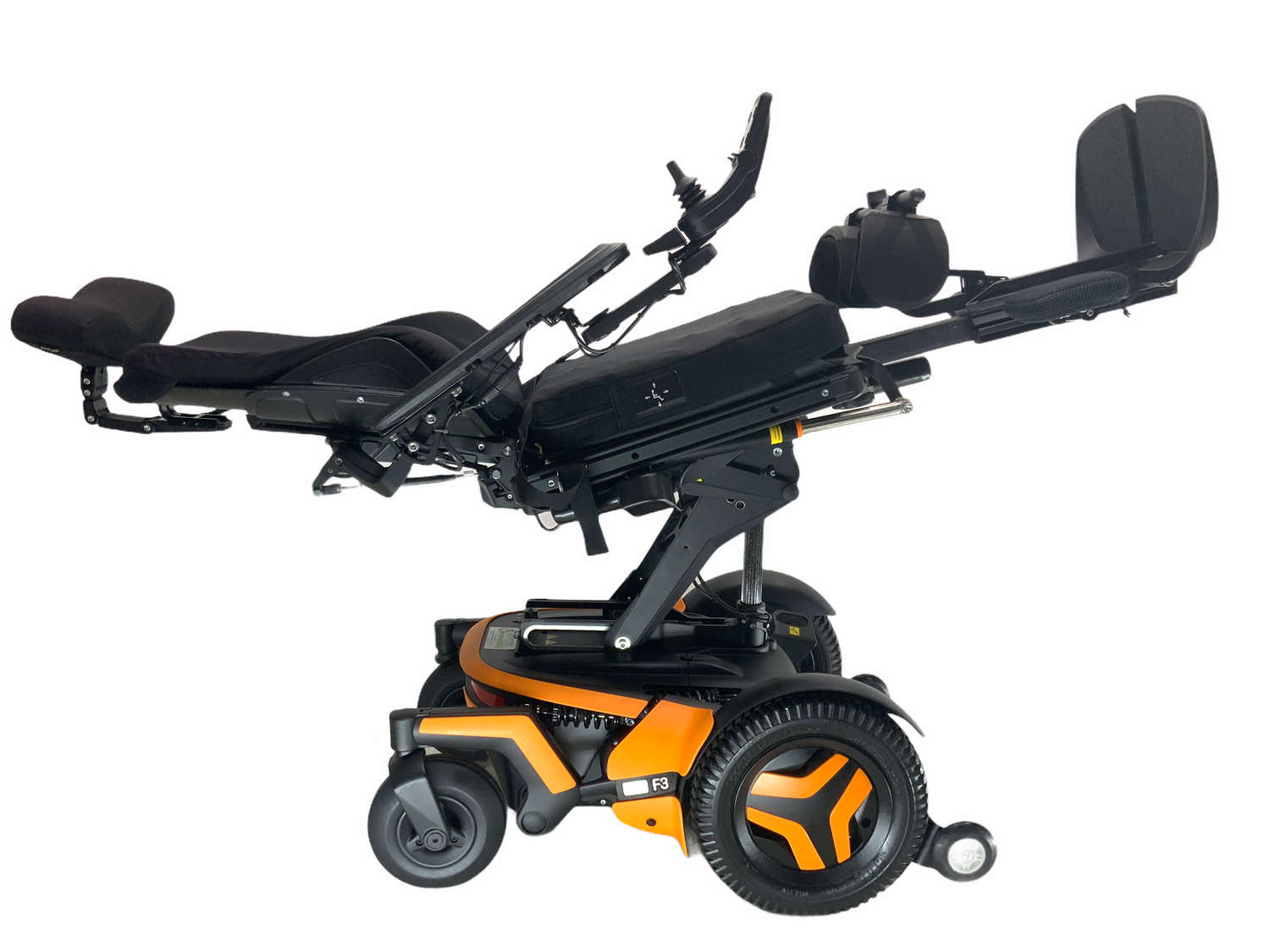 2019 Permobil F3 Rehab Power Chair | 17 x 18 Seat | Tilt, Recline, Power Legs. Leg Extension, Seat Elevate, Anterior Tilt-Mobility Equipment for Less