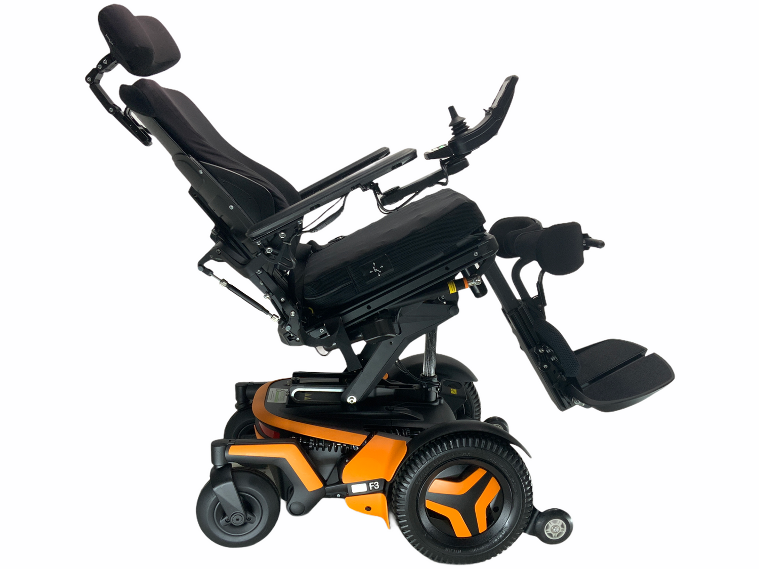 2019 Permobil F3 Rehab Power Chair | 17 x 18 Seat | Tilt, Recline, Power Legs. Leg Extension, Seat Elevate, Anterior Tilt-Mobility Equipment for Less