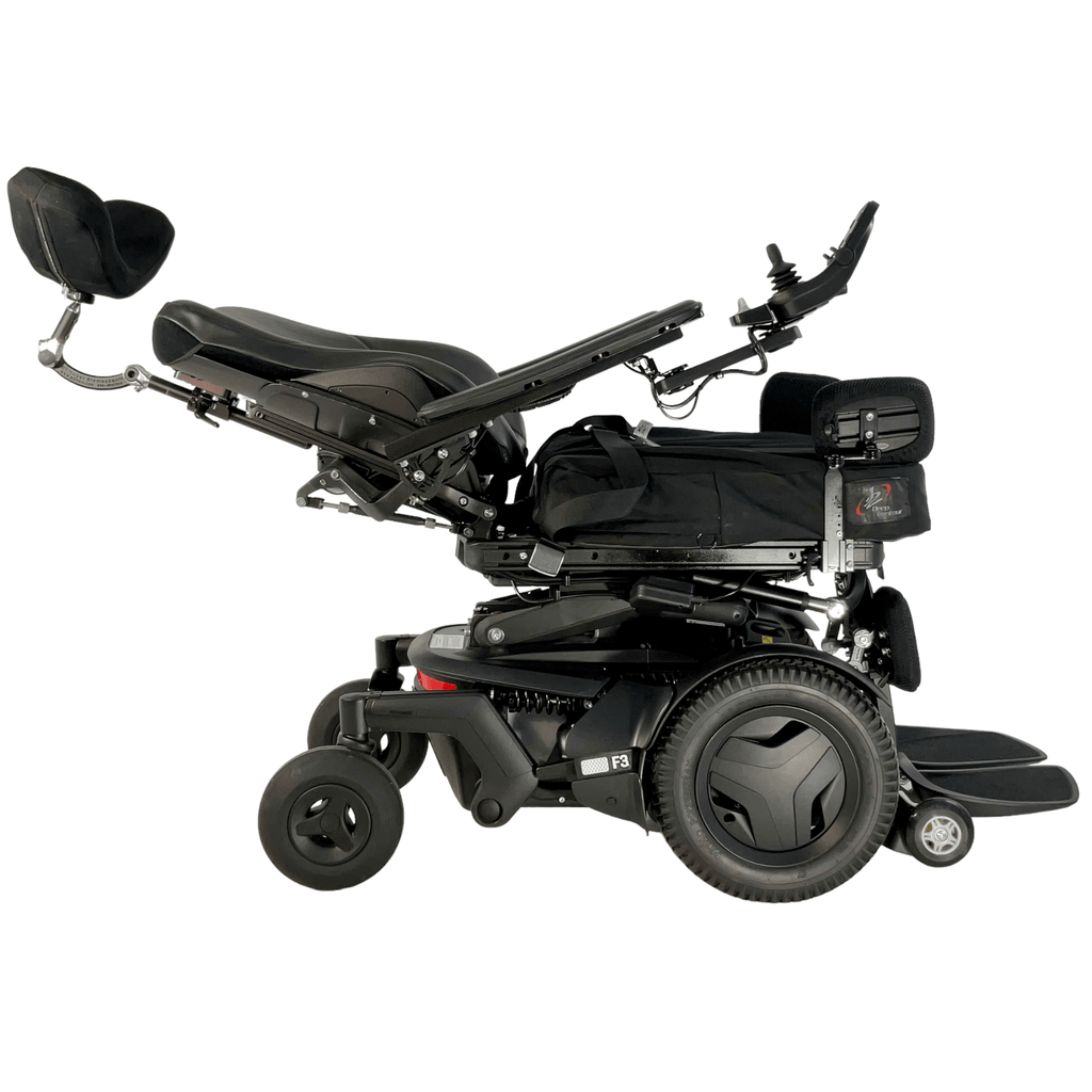 2019 Permobil F3 RNET Rehab Power Chair | 18" x 20" Seat |  Seat Elevate, Tilt, Recline, Power Legs - Mobility Equipment for Less