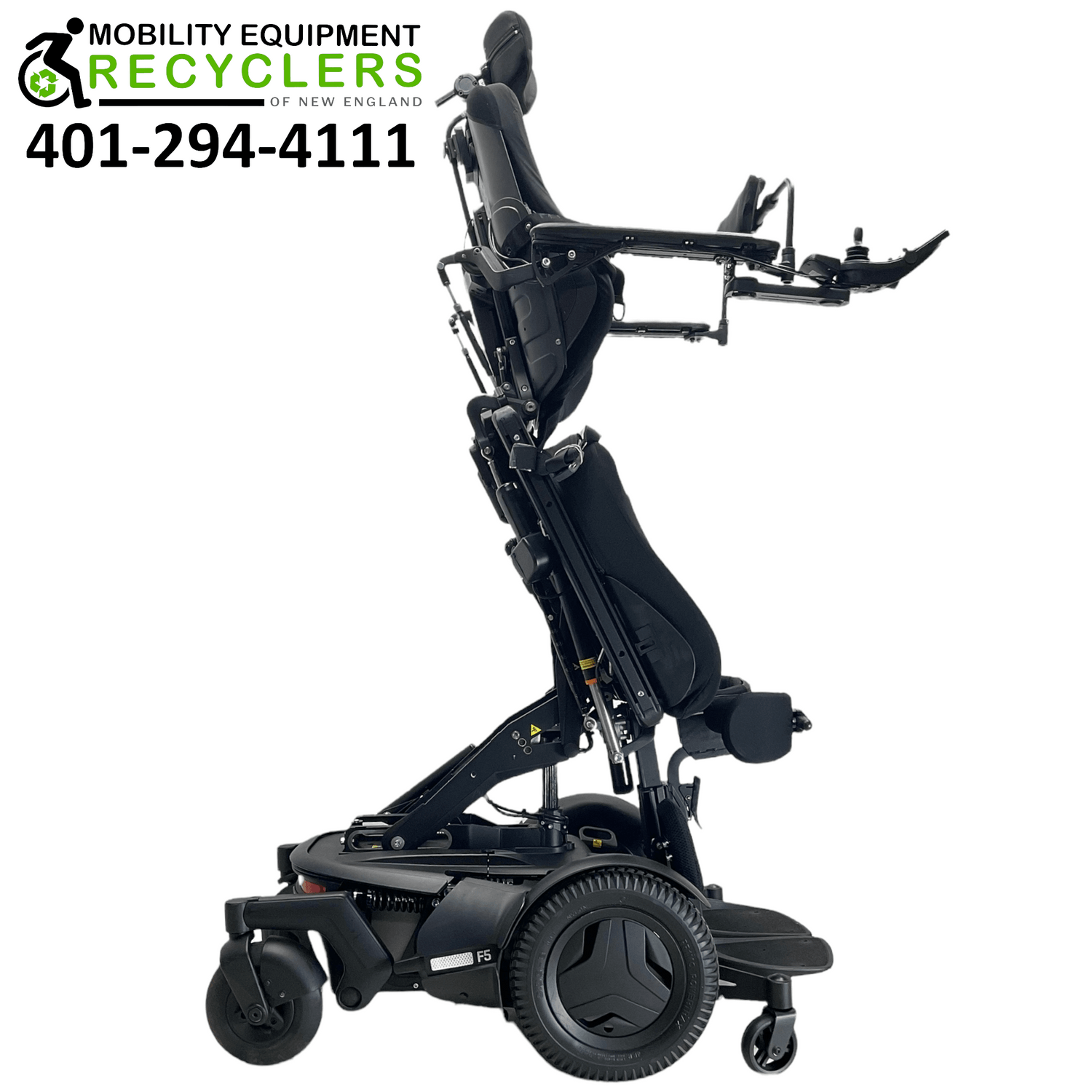 2019 Permobil F5 VS Rehab Power Wheelchair | 22 x 20 Seat | Vertical Standing, Seat Elevate, Tilt, Recline, Power Legs - Mobility Equipment for Less
