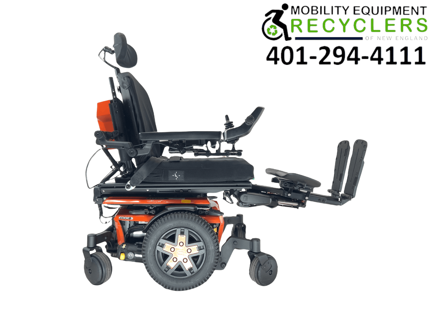 2019 Pride Mobility Quantum Q6 Edge 3 With Tru-Balance 3 & i-Level Rehab Power Chair | 16" x 20" Seat | Seat Elevate, Tilt, Recline, Power Legs, Power Extending Legs-Mobility Equipment for Less