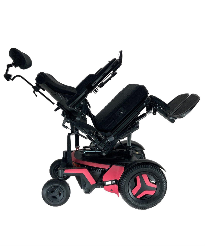 2020 Permobil F3 Rehab Power Chair | 0 Miles! | Tilt, Recline, Power Legs, Seat Elevate | 17 x 18 Seat-Mobility Equipment for Less