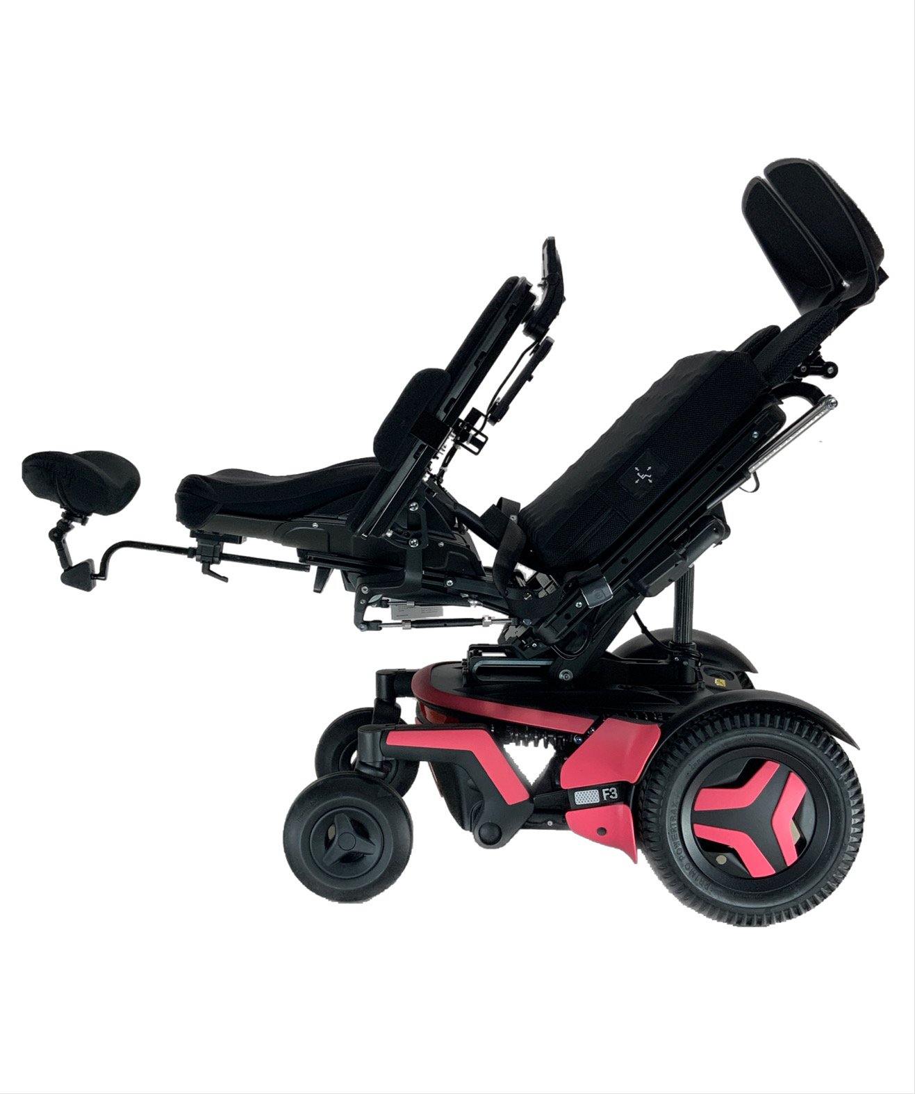 2020 Permobil F3 Rehab Power Chair | 0 Miles! | Tilt, Recline, Power Legs, Seat Elevate | 17 x 18 Seat-Mobility Equipment for Less
