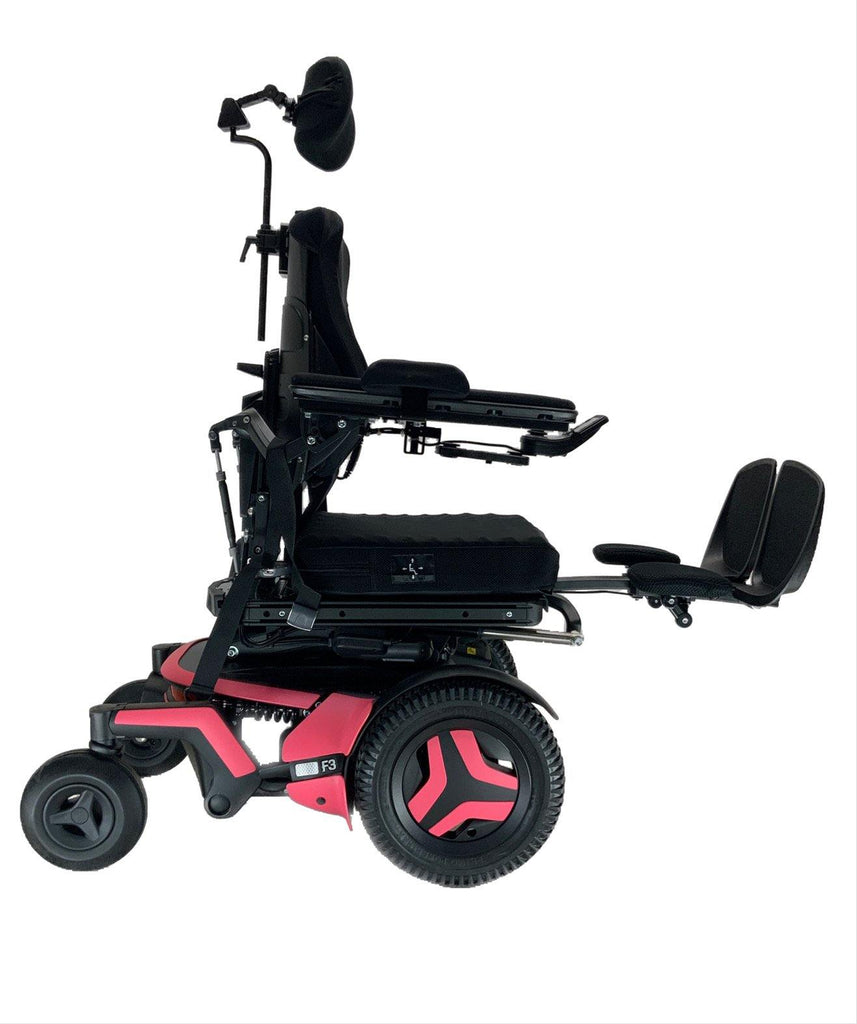 2020 Permobil F3 Rehab Power Chair | 0 Miles! | Tilt, Recline, Power Legs, Seat Elevate | 17 x 18 Seat-Mobility Equipment for Less