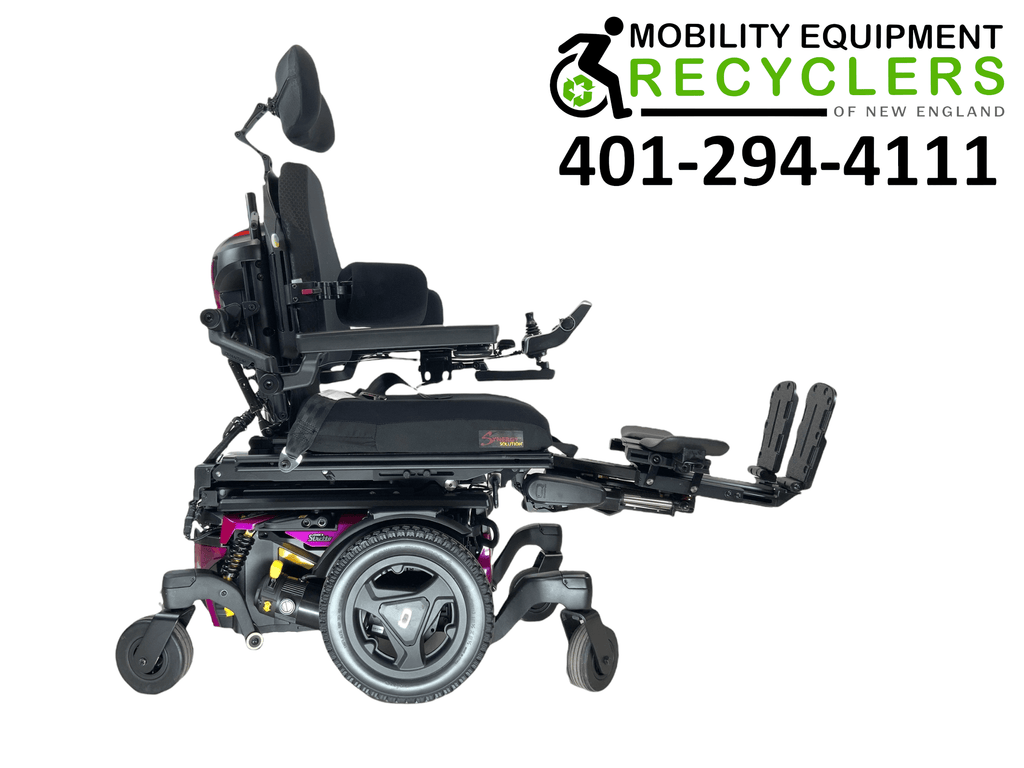 2020 Pride Mobility Quantum Q6 Edge 3 | Stretto | Tru-Balance 3 Seating with I-Level | Rehab Power Chair | 16" x 18" Seat | Seat Elevate, Tilt, Recline, Power Legs, Power Extending & Elevating Legs-Mobility Equipment for Less