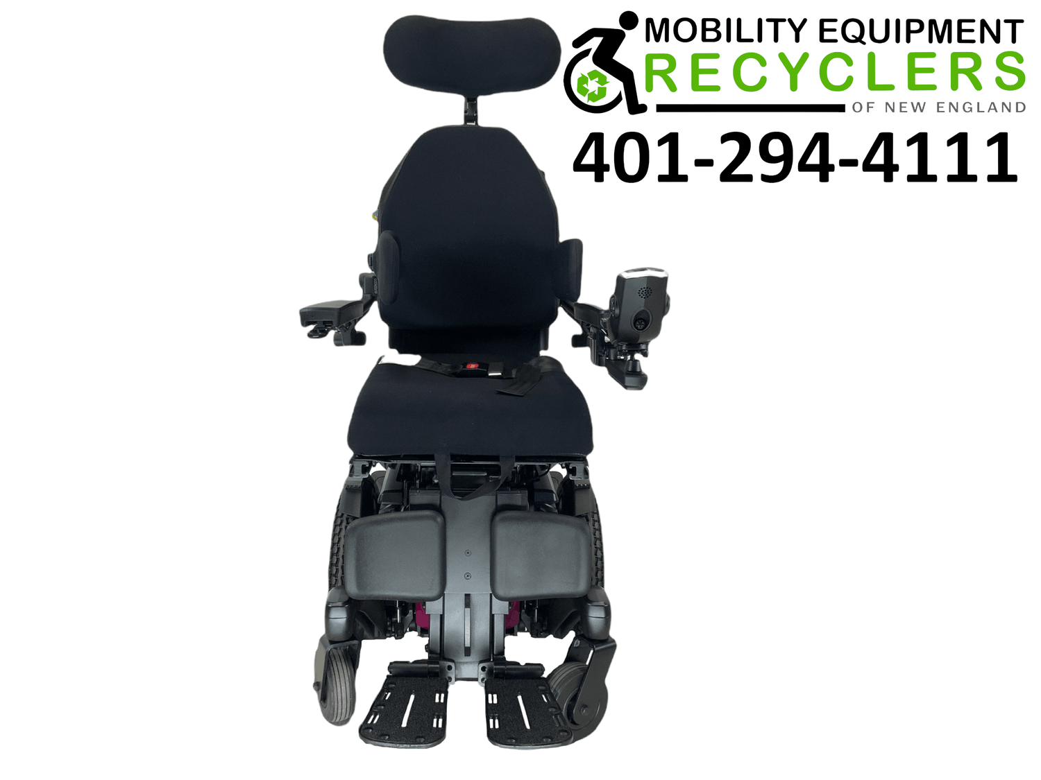2020 Pride Mobility Quantum Q6 Edge 3 | Stretto | Tru-Balance 3 Seating with I-Level | Rehab Power Chair | 16" x 18" Seat | Seat Elevate, Tilt, Recline, Power Legs, Power Extending & Elevating Legs-Mobility Equipment for Less