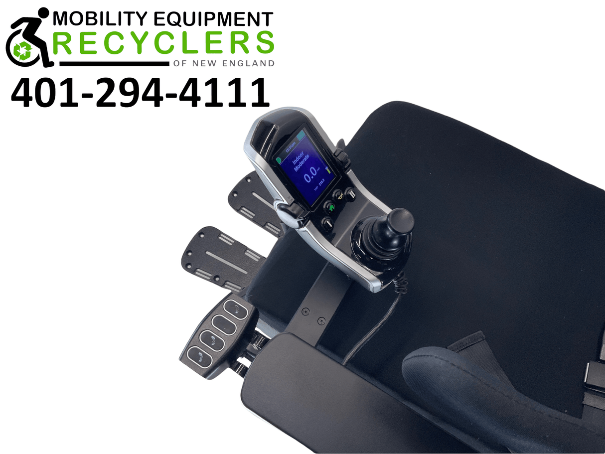 2020 Pride Mobility Quantum Q6 Edge 3 | Stretto | Tru-Balance 3 Seating with I-Level | Rehab Power Chair | 16" x 18" Seat | Seat Elevate, Tilt, Recline, Power Legs, Power Extending & Elevating Legs-Mobility Equipment for Less