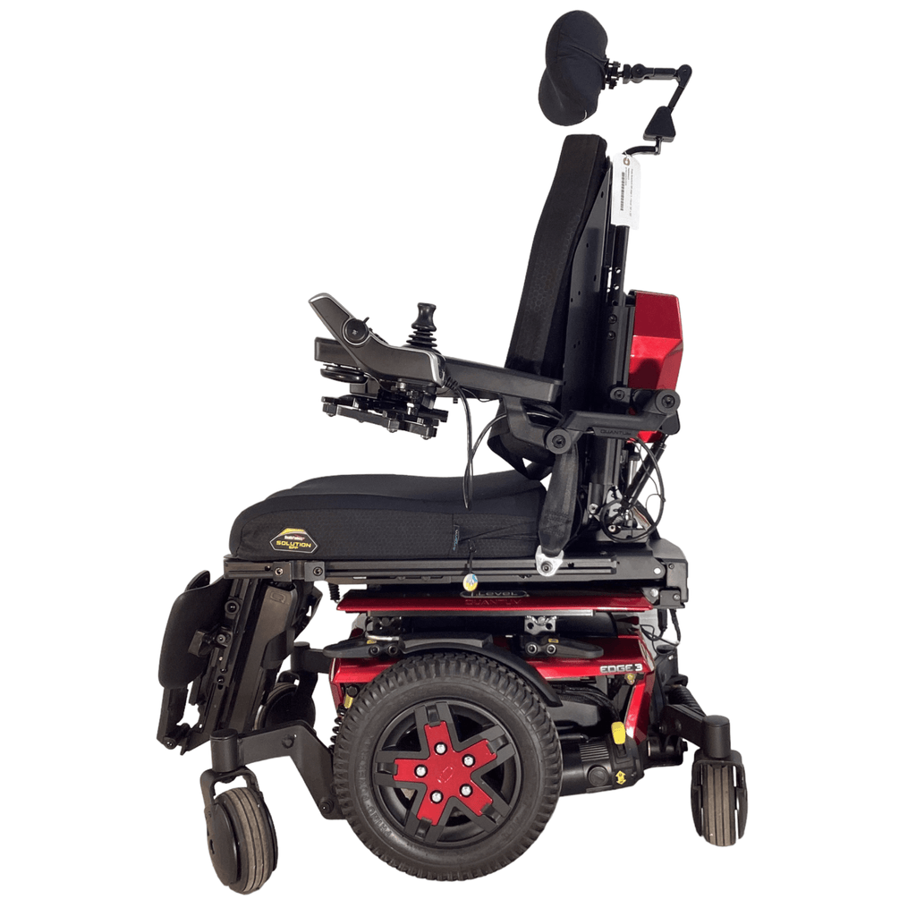 2020 Pride Mobility Quantum Q6 Edge 3 with iLevel Rehab Power Chair | 18 x 19 Seat |  Tilt, Recline, Power Legs, Seat Elevate - Only 26 Miles! - Mobility Equipment for Less