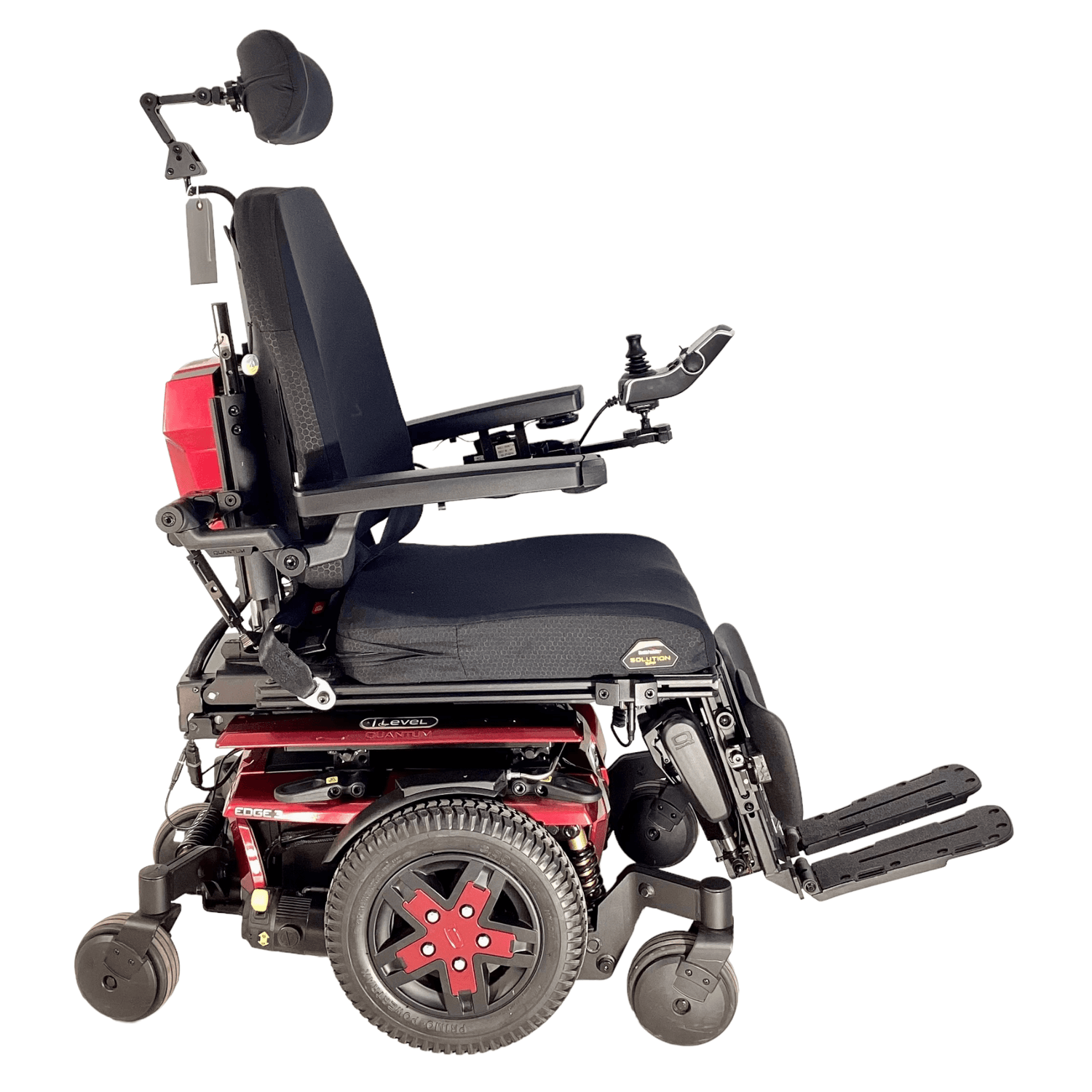 2020 Pride Mobility Quantum Q6 Edge 3 with iLevel Rehab Power Chair | 18 x 19 Seat |  Tilt, Recline, Power Legs, Seat Elevate - Only 26 Miles! - Mobility Equipment for Less