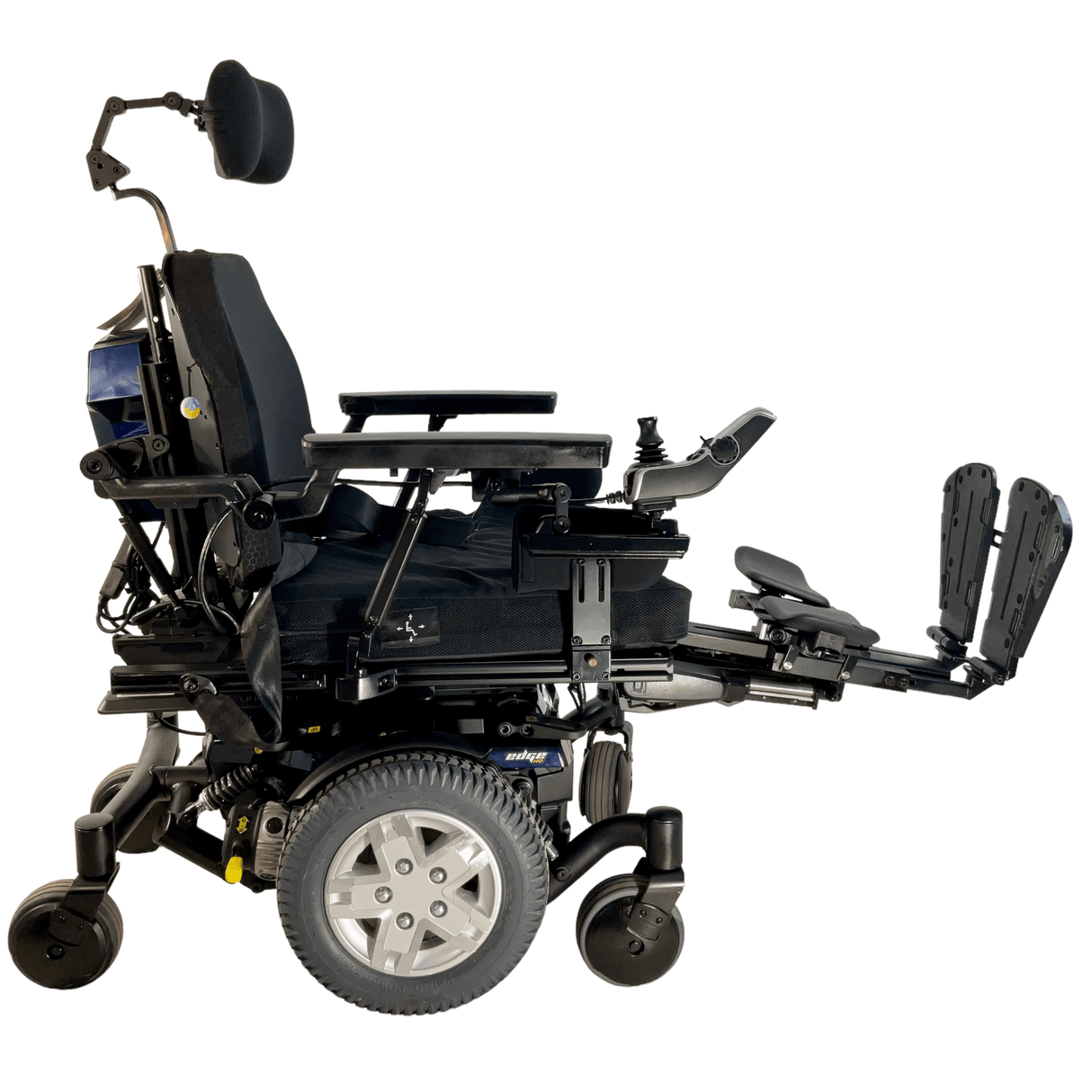 2020 Pride Mobility Quantum Q6 Edge HD Bariatric Power Chair | 22 x 22 Seat |  Transit Kit, Thigh Supports - Mobility Equipment for Less