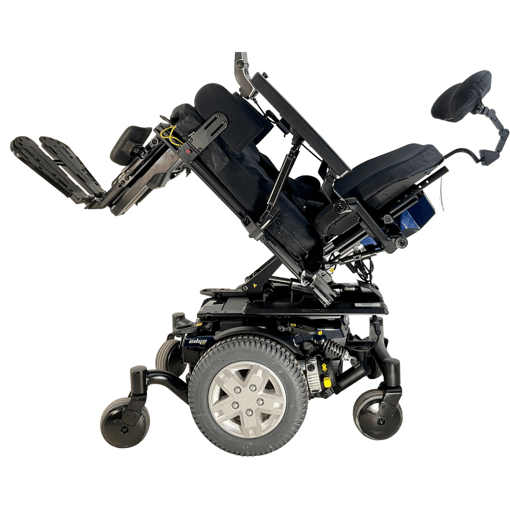 2020 Pride Mobility Quantum Q6 Edge HD Bariatric Power Chair | 22 x 22 Seat |  Transit Kit, Thigh Supports - Mobility Equipment for Less