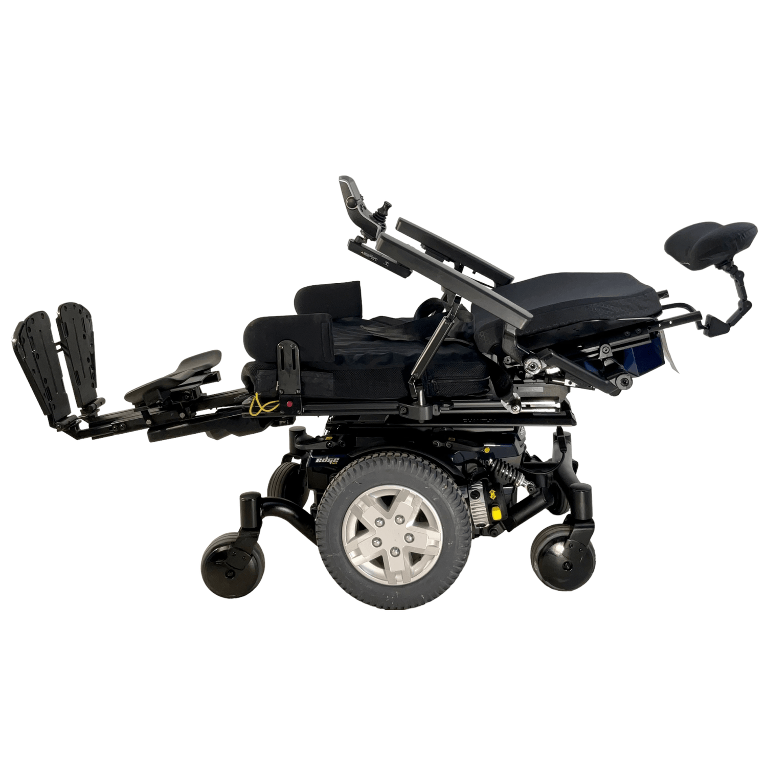 2020 Pride Mobility Quantum Q6 Edge HD Bariatric Power Chair | 22 x 22 Seat |  Transit Kit, Thigh Supports - Mobility Equipment for Less