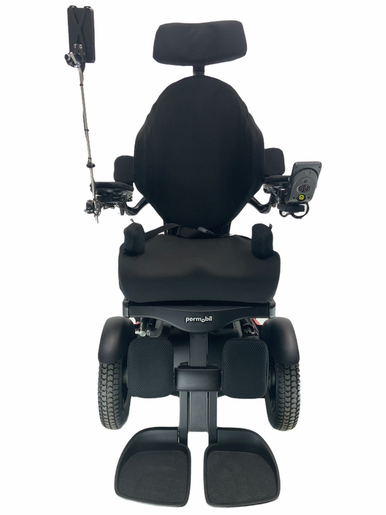 2021 Permobil F3 Rehab Power Chair | 15 x 21 Seat | Tilt, Recline, Power Legs, Seat Elevate | Only 13 Miles!-Mobility Equipment for Less