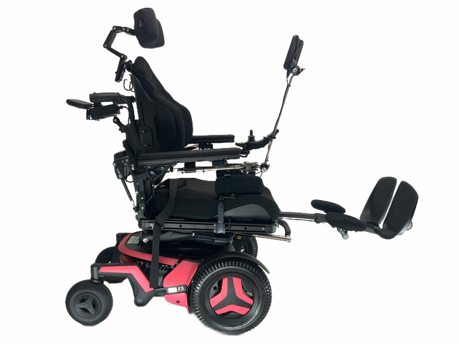 2021 Permobil F3 Rehab Power Chair | 15 x 21 Seat | Tilt, Recline, Power Legs, Seat Elevate | Only 13 Miles!-Mobility Equipment for Less
