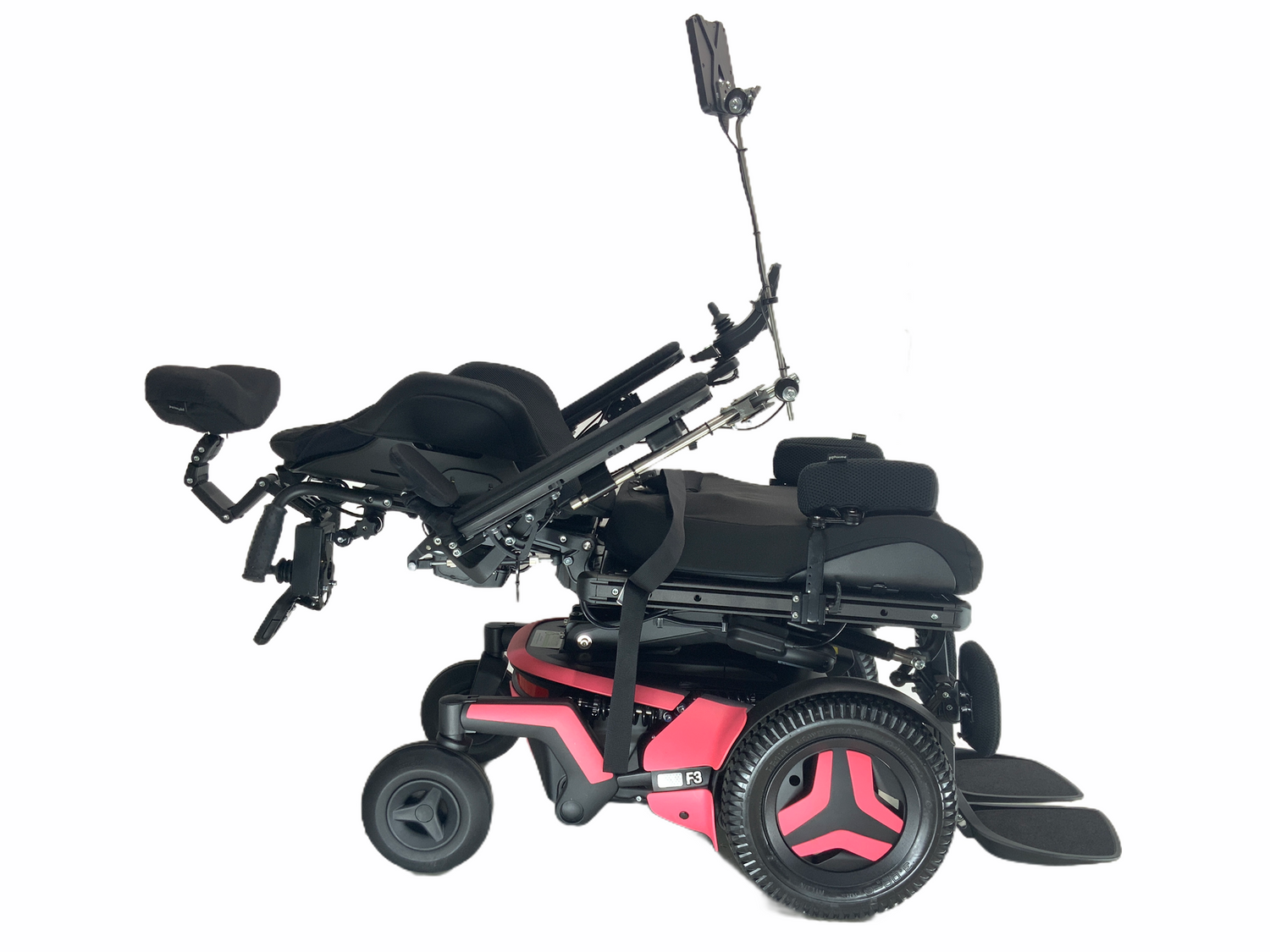2021 Permobil F3 Rehab Power Chair | 15 x 21 Seat | Tilt, Recline, Power Legs, Seat Elevate | Only 13 Miles!-Mobility Equipment for Less