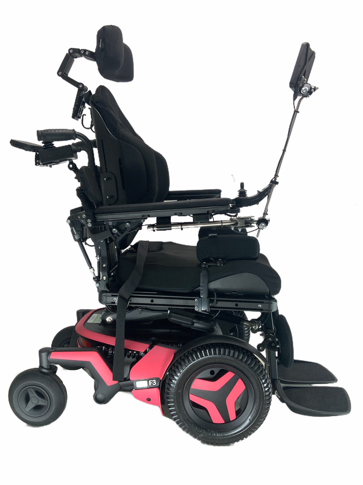 2021 Permobil F3 Rehab Power Chair | 15 x 21 Seat | Tilt, Recline, Power Legs, Seat Elevate | Only 13 Miles!-Mobility Equipment for Less