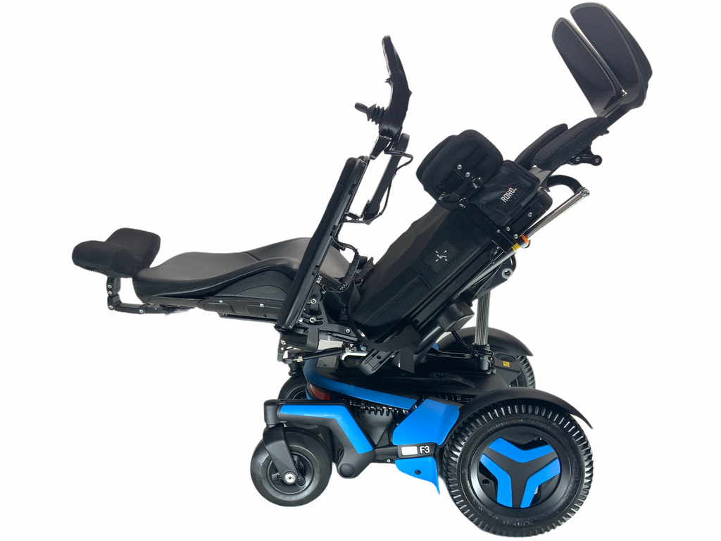 2021 Permobil F3 Rehab Power Chair | 18 x 20 Seat | Tilt, Recline, Power Legs | Only 4 Miles!-Mobility Equipment for Less