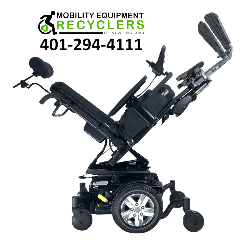 2021 Pride Mobility Quantum J4 Rehab Power Chair | 18 x 18 Seat | Tilt, Power Legs | 0 Miles!-Mobility Equipment for Less