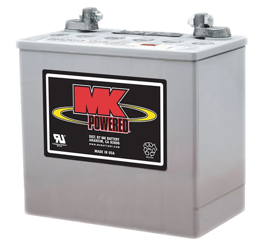 Front view of MK 12V 55AH 22NF Gel Battery