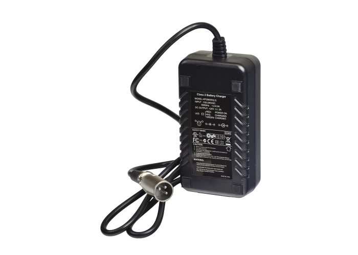 Underside view of Off-Board Battery Charger for Jazzy Passport and Jazzy Carbon