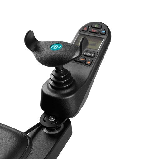 Overview of Bodypoint U-Shaped Handle attached to Permobil Joystick