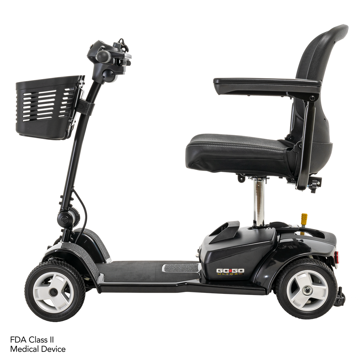 Mobility Rides Let's Go Ex New Pride Mobility Go-Go Ultra X 4-Wheel Lightweight Travel Scooter ...