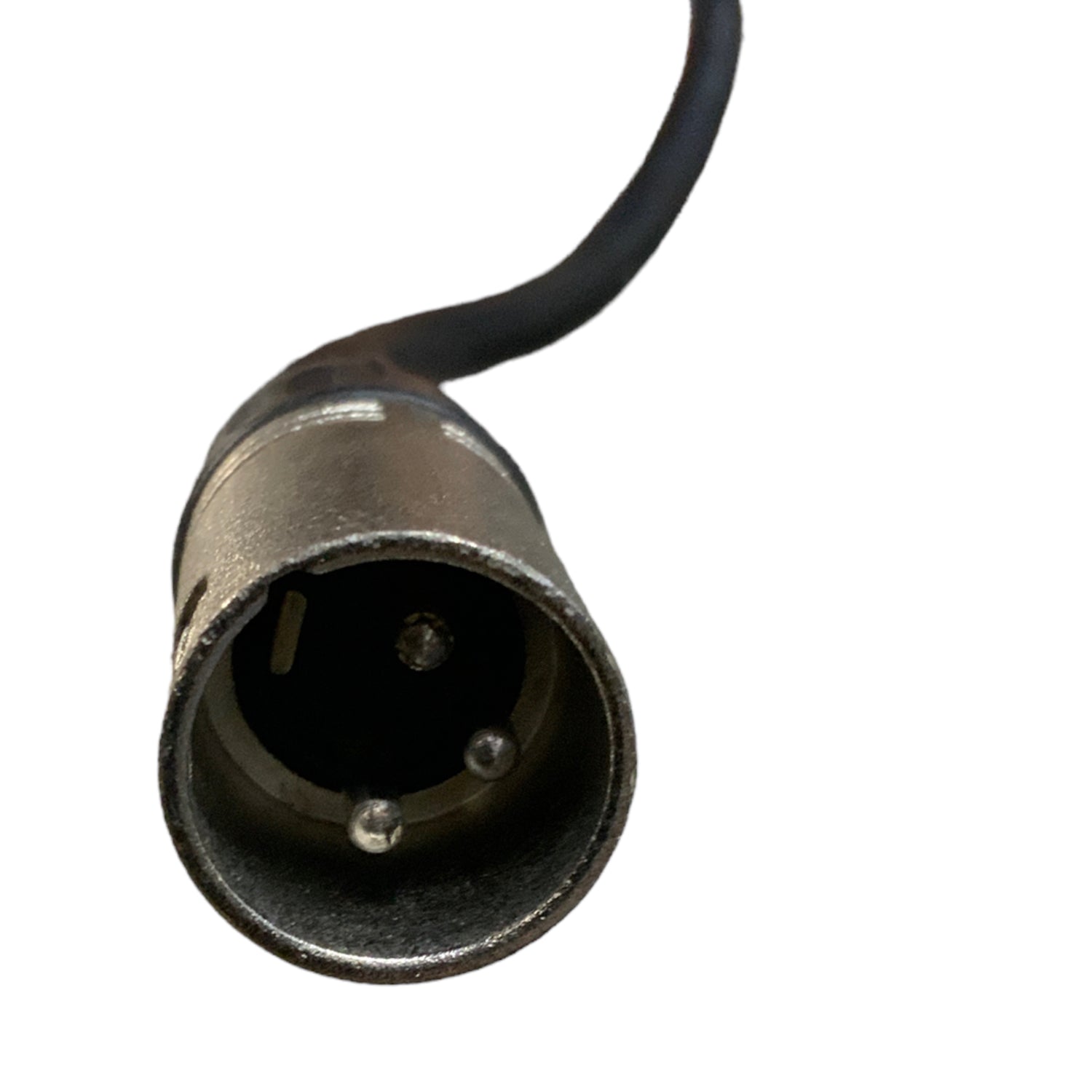 Close-up of charging port of Permobil power wheelchair charger