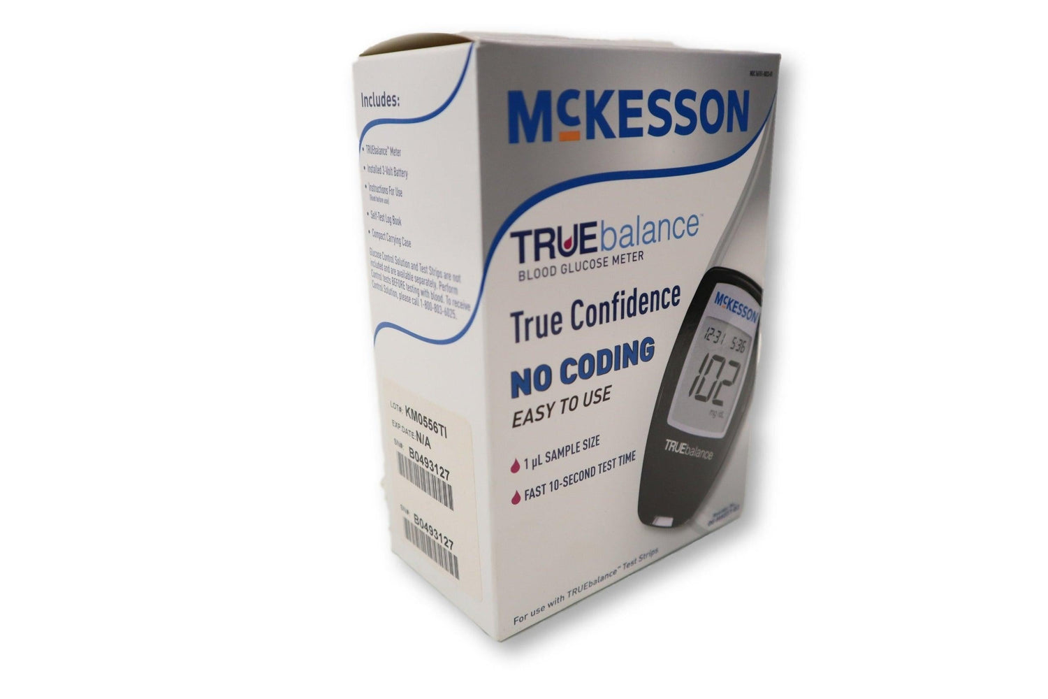 Blood Glucose Meter | True Balance | McKesson | 06-H4051-83 | Fast Test Results | No Coding-Mobility Equipment for Less
