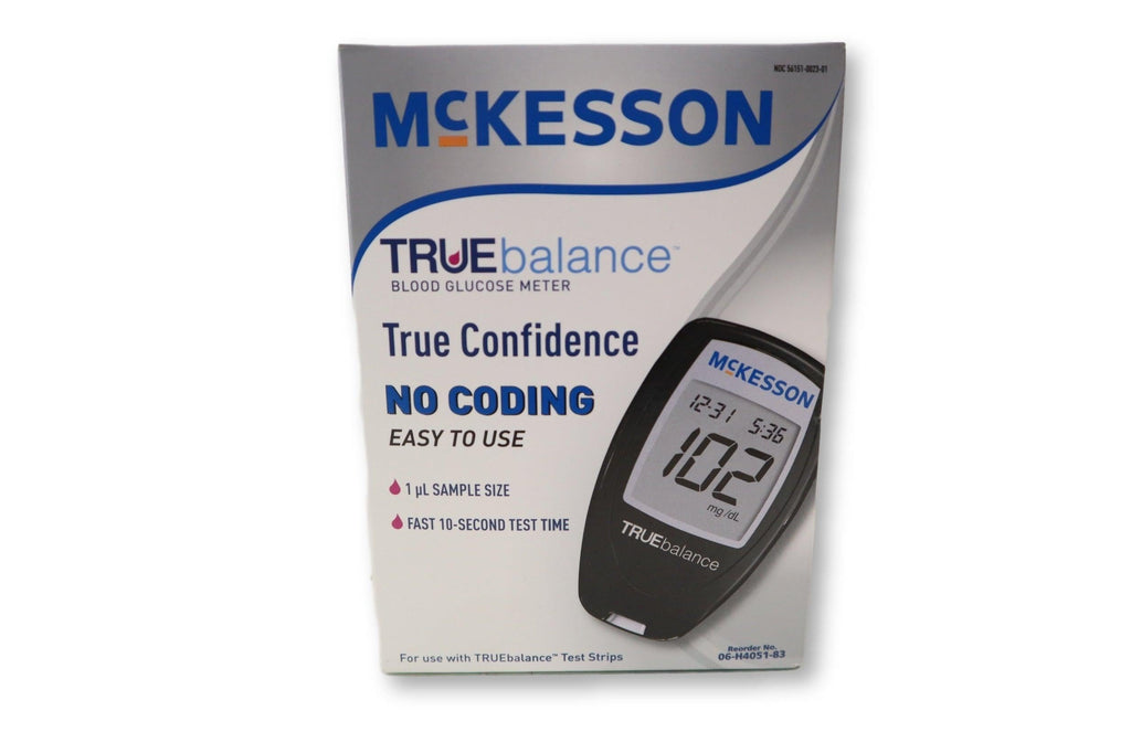 Blood Glucose Meter | True Balance | McKesson | 06-H4051-83 | Fast Test Results | No Coding-Mobility Equipment for Less