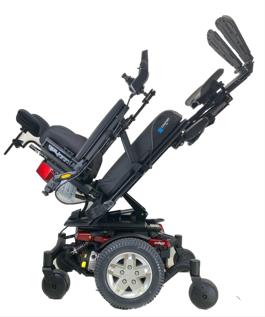 Brand New! 2020 Pride Mobility Quantum Edge HD Bariatric Heavy Duty Rehab Power Chair | 24 x 22 Seat | Tilt, Recline, Power Legs-Mobility Equipment for Less