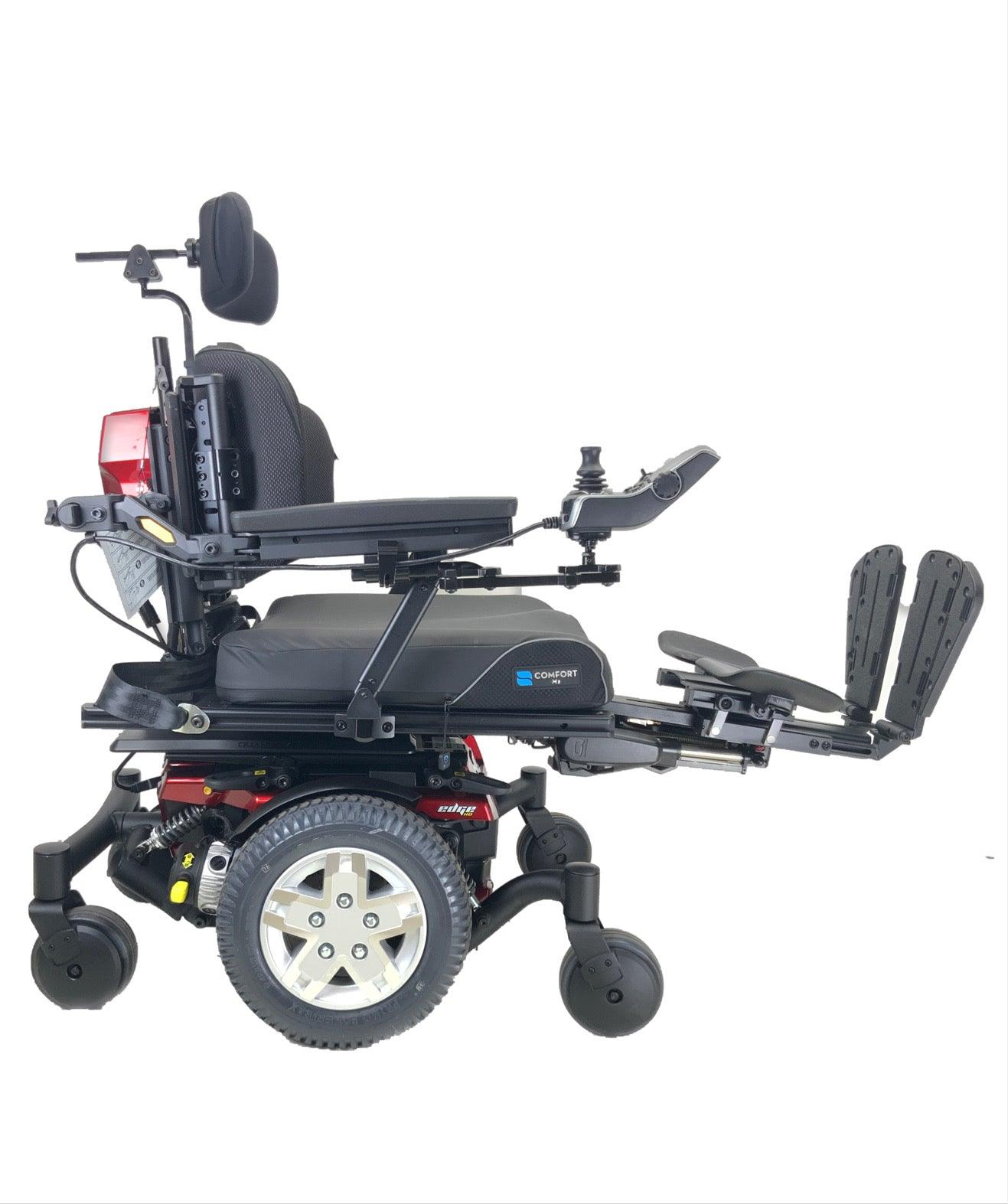 Brand New! 2020 Pride Mobility Quantum Edge HD Bariatric Heavy Duty Rehab Power Chair | 24 x 22 Seat | Tilt, Recline, Power Legs-Mobility Equipment for Less