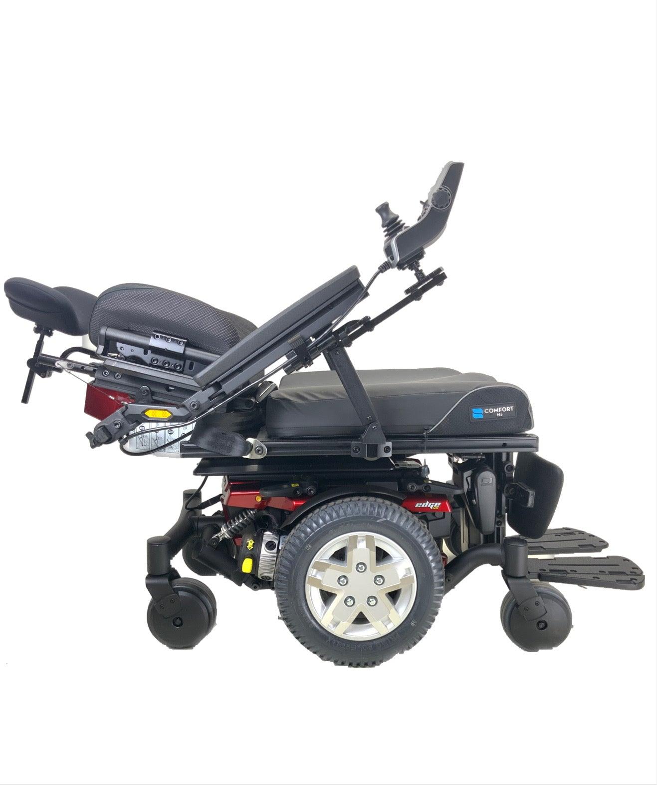 Brand New! 2020 Pride Mobility Quantum Edge HD Bariatric Heavy Duty Rehab Power Chair | 24 x 22 Seat | Tilt, Recline, Power Legs-Mobility Equipment for Less