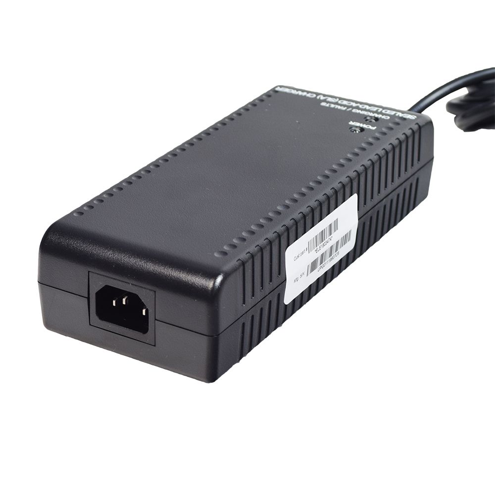 Side view of Pride Mobility Universal Power Group 5 Amp XLR AGM/Gel Battery Charger