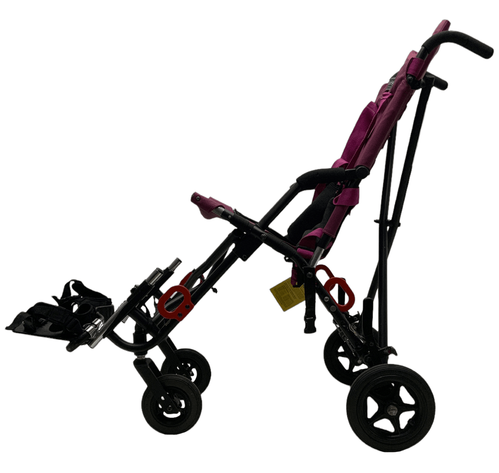 convaid cruiser 12 pink pediatric stroller left side