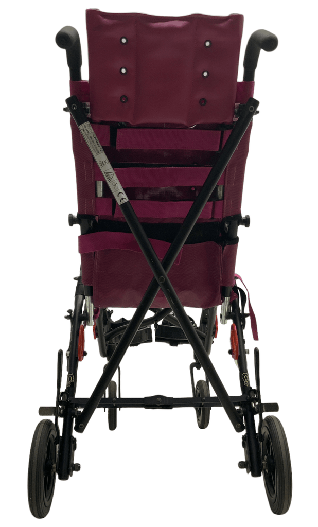 convaid cruiser 12 pink pediatric stroller rear view