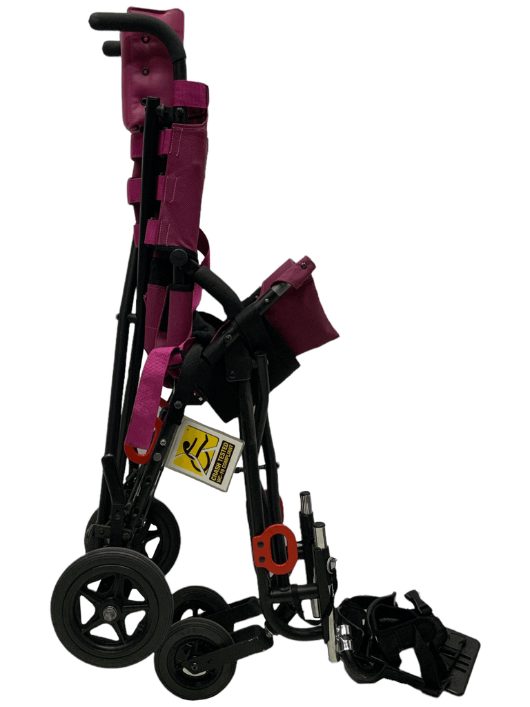 convaid cruiser 12 pink pediatric stroller folded