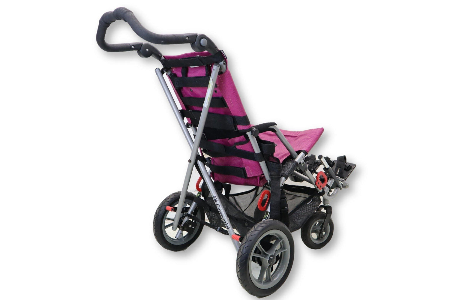 Convaid Cruiser 14 Special Needs Stroller Pediatric Wheelchair | 13" x 16" Seat | Adjustable Push Handle-Mobility Equipment for Less